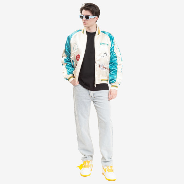 Rhude - Smoking Jacket in White