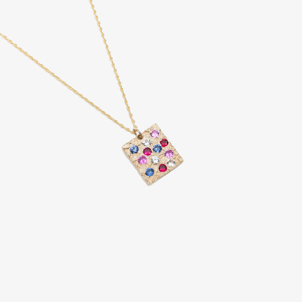 Bleue Burnham for Men and Women Rose Garden Pendant Necklace