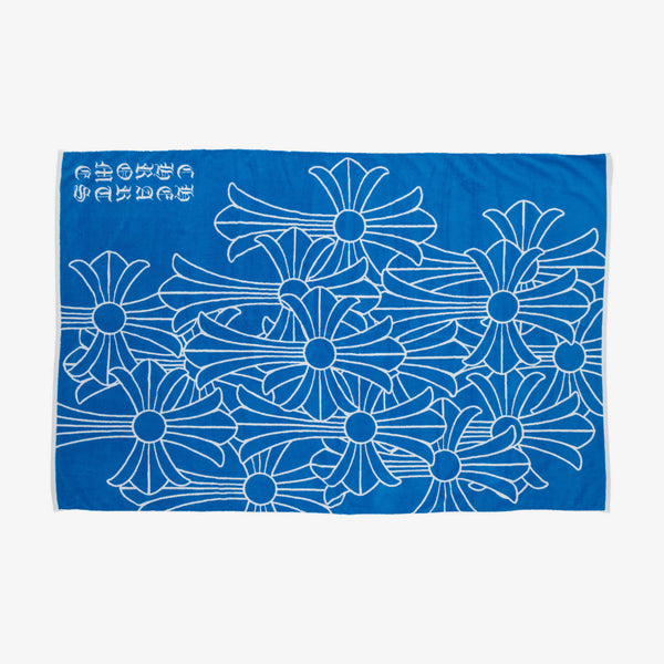 Chrome Hearts CH Plus Horseshoe Bath Towel in Black