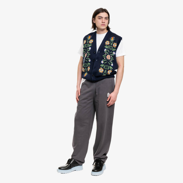 Drôle de Monsieur Mens Le Gilet Ornements in Navy