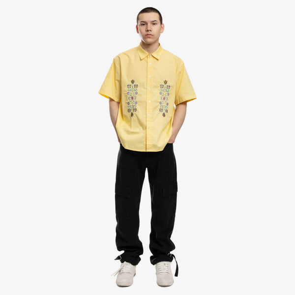 Drôle de Monsieur Mens La Chemise Ornements in Yellow