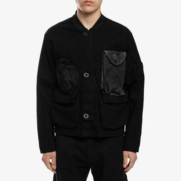C.P. Company Coat for Men 50 Fili Gum Medium Jacket in Black