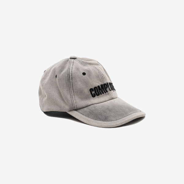 Mens Juun.J Hat - Washed Denim Ball Cap in Ivory