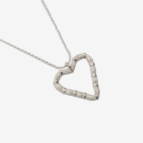 Bleue Burnham for Men and Women Heart Willow Pendant