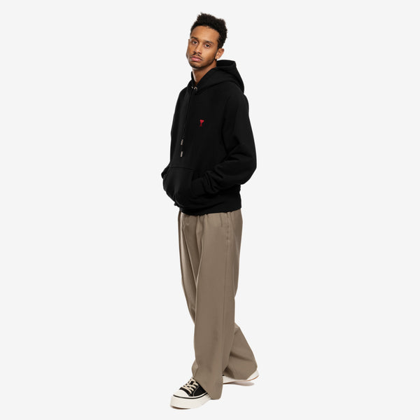 AMI Paris - Straight Fit Trousers in Taupe