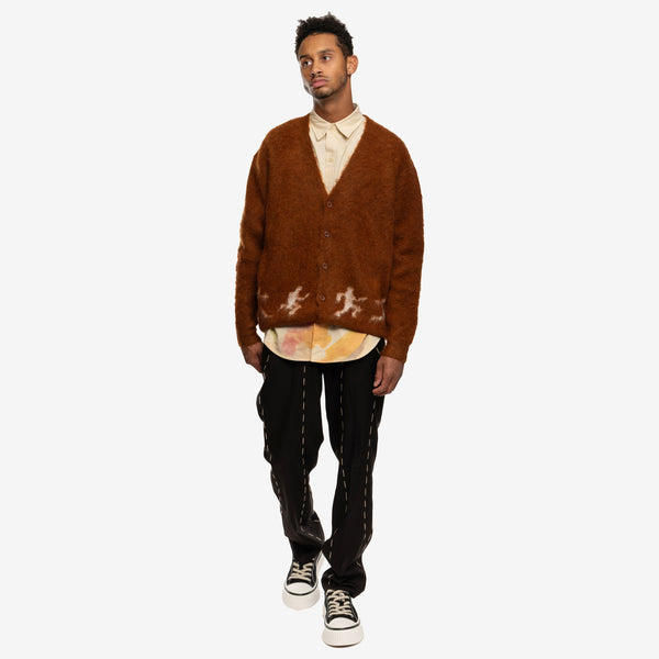 Mens KidSuper Comedie de Kidsuper Knit Mohair Cardigan