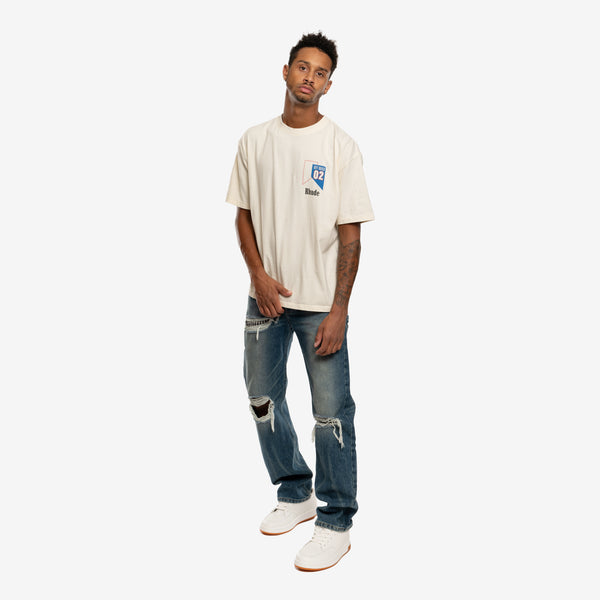 Rhude - Rhude 02 T-Shirt in Vintage White