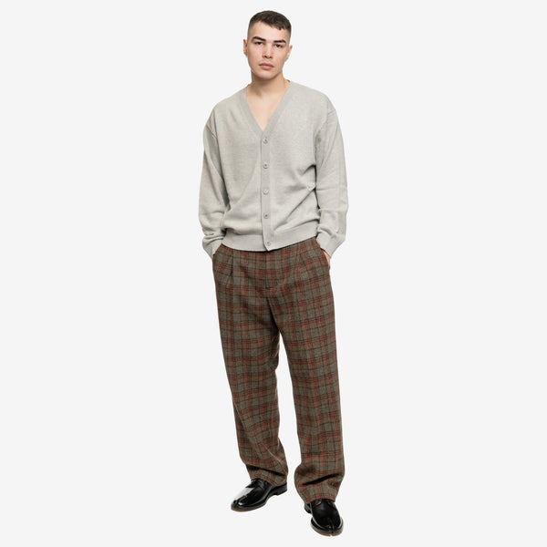 KENZO Mens Tiger Academy Cardigan in Pale Grey