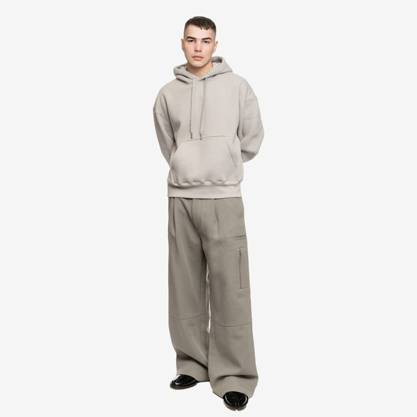 AMI Paris Sweater for Men and Women AMI Hoody in Pearl Grey