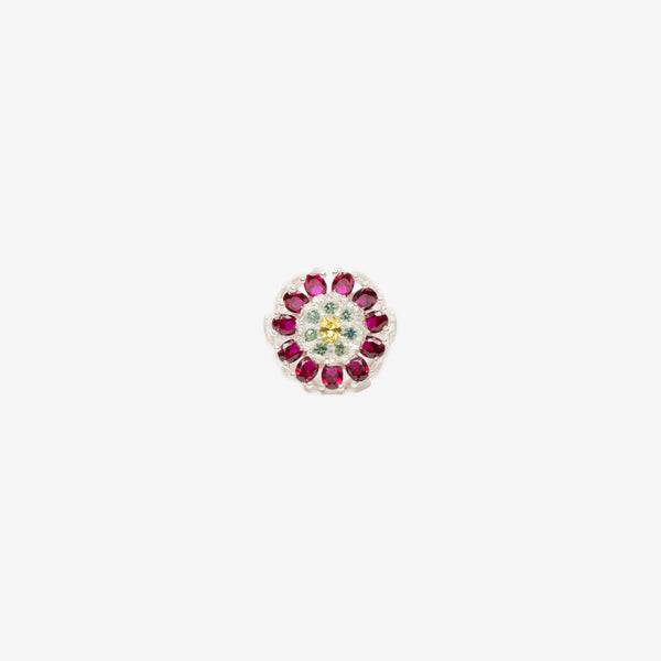 Bleue Burnham Dorset Dahlia Ring in Sterling Silver