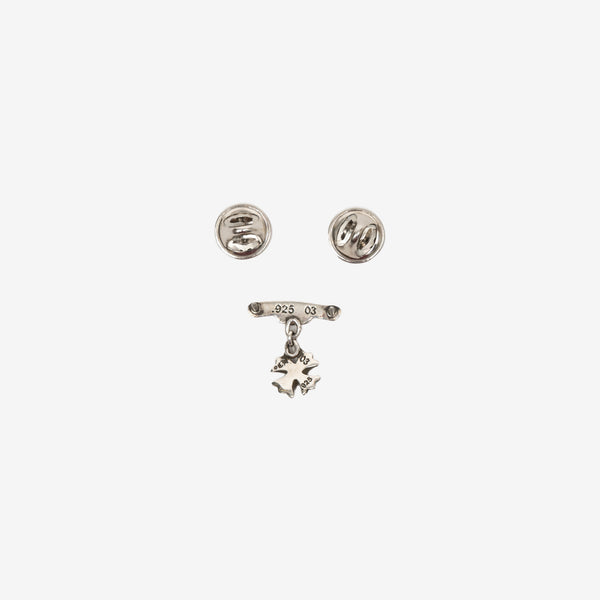 Chrome Hearts Brooch Pin CH Plus #2 Drop in Sterling Silver