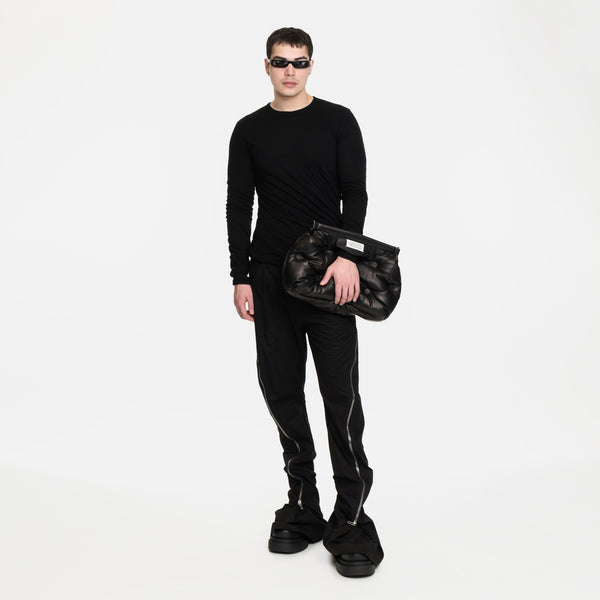 Maison Margiela Black Unisex Glam Slam Classique Medium Bag