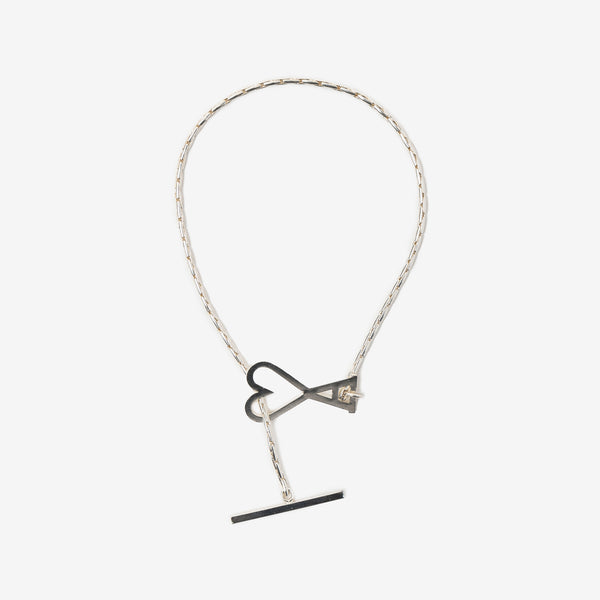 AMI Paris for Men and Women ADC Chain Bracelet in Silver