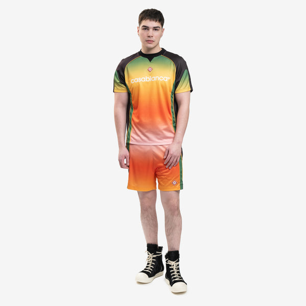 Casablanca Tee for Men T-Shirt Football Shirt in Black