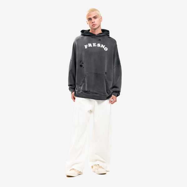 Men Willy Chavarria Hoodie Fresno Hoody in Black