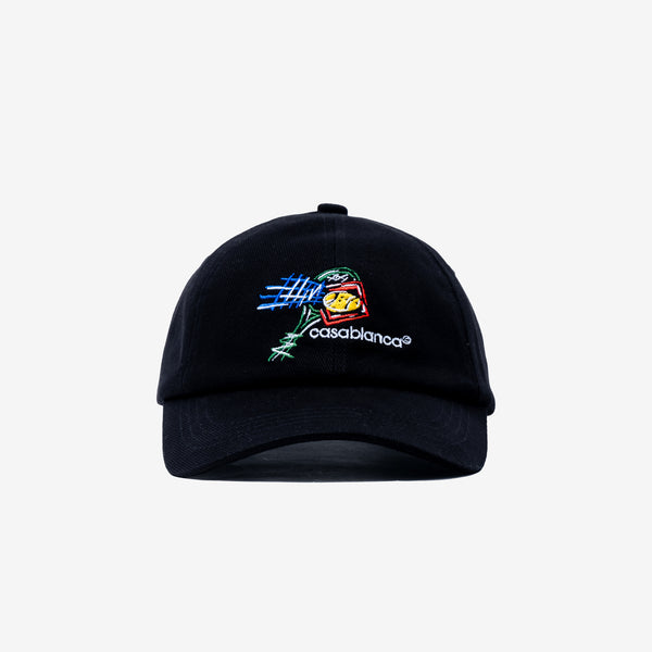 Mens Casablanca Hat Croquis de Tennis Embroidered Cap