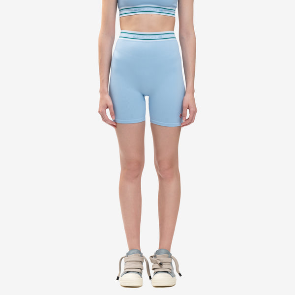 Womens Casablanca Ladies Seamless Shorts in Pale Blue