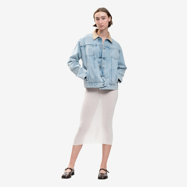 Drôle de Monsieur - La Veste Jean Delavee in Light Blue
