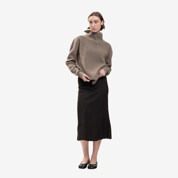 Maison Margiela Black Tabi Ballerina Flats for Women