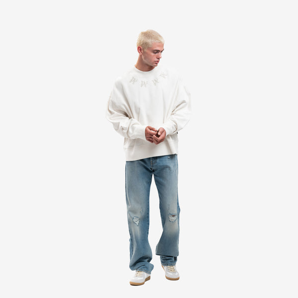 Mens Palm Angels Sweater Statement Monogram Sweatshirt