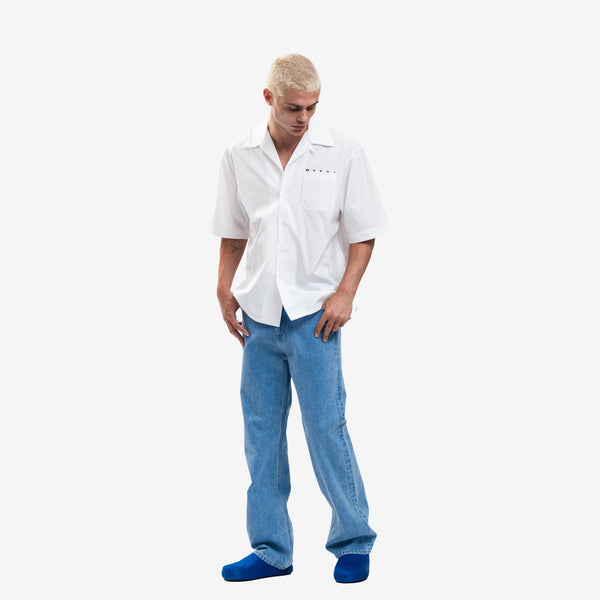 MARNI Shoes for Men Fussbett Sabot in Mazarine Blue