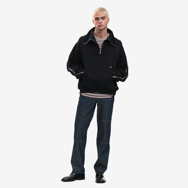 Mens Helmut Lang Suitcase Pullover Sweatshirt in Black