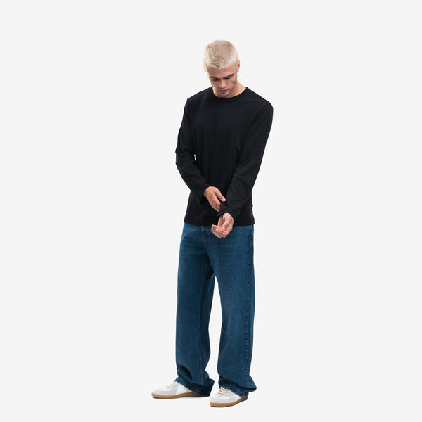 Mens Helmut Lang LS Tee Apex Fitted Long Sleeve T-Shirt