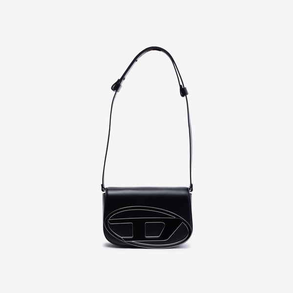 Womens DIESEL Clothing Brand 1DR Crossbody Bag in Black