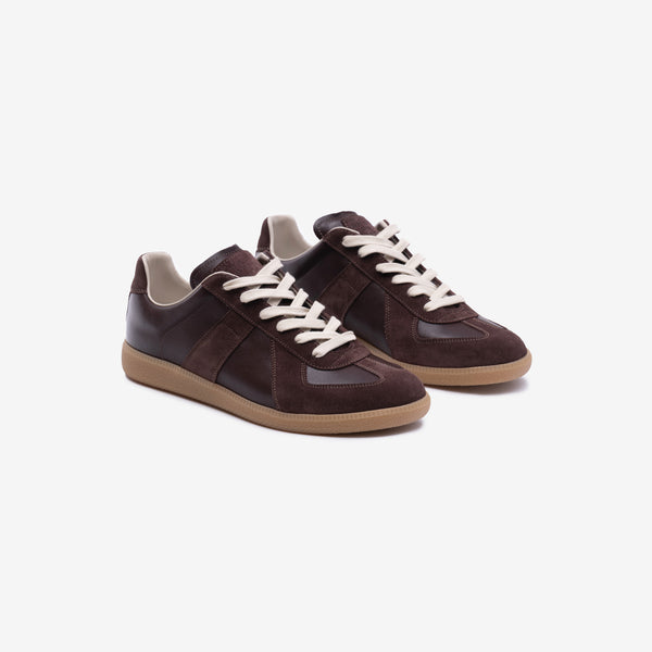 Mens Gat Sneaks Maison Margiela Replica Sneakers in Brown