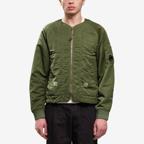 Mens C.P. Company Nylon B Short Jacket in Cypress