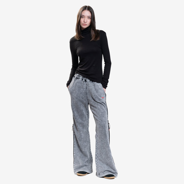 Helmut Lang Unisex Long Sleeve Turtleneck in Black
