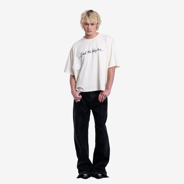 Achilles Ion Gabriel Mens AIG Soma T-Shirt in Off-White