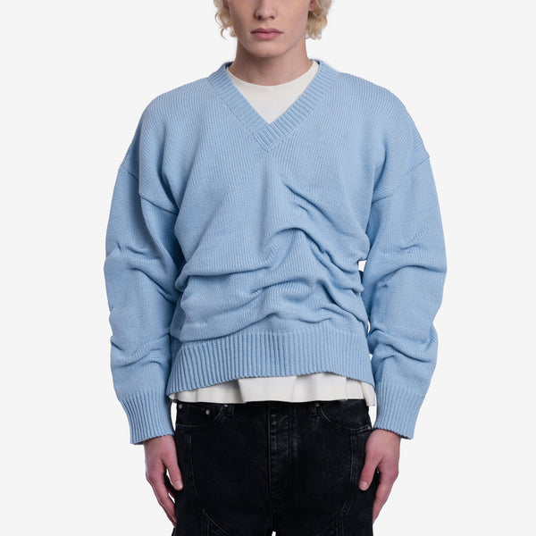 AIG Achilles Ion Gabriel Unisex Rollover Sweater in Blue