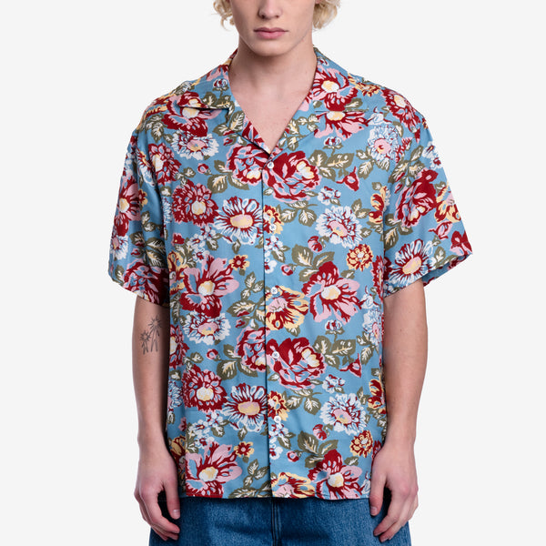 Mens Drôle de Monsieur - La Chemise Peony in Blue