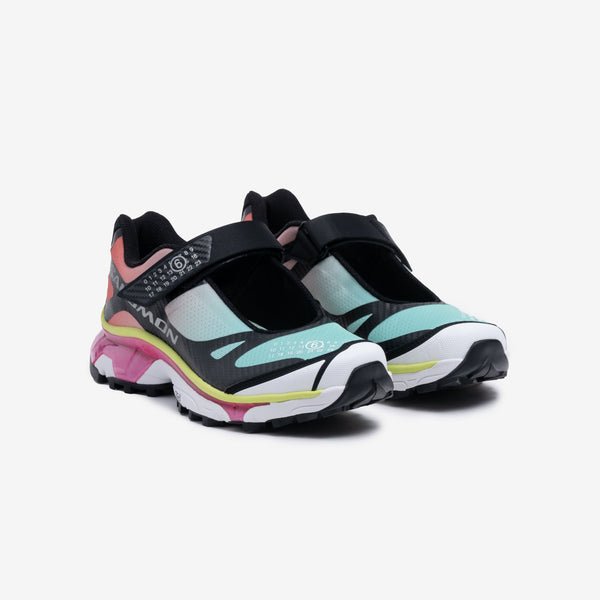 Maison Margiela MM6 x Salomon XT-Mary Jane in Ginger/Electric Green/Knockout Green