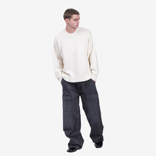 Mens AMI Paris - Worker Baggy Jeans in Black