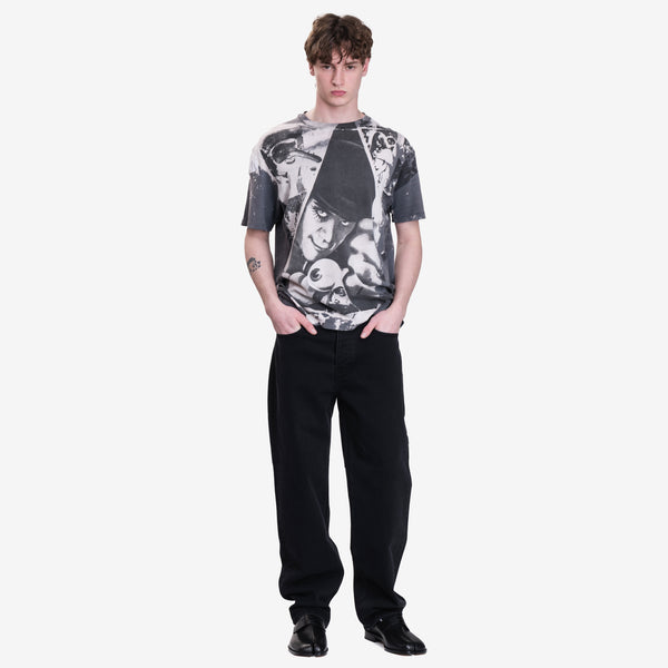 Earthling VIP Mens Clockwork Orange Vintage T-Shirt in Black