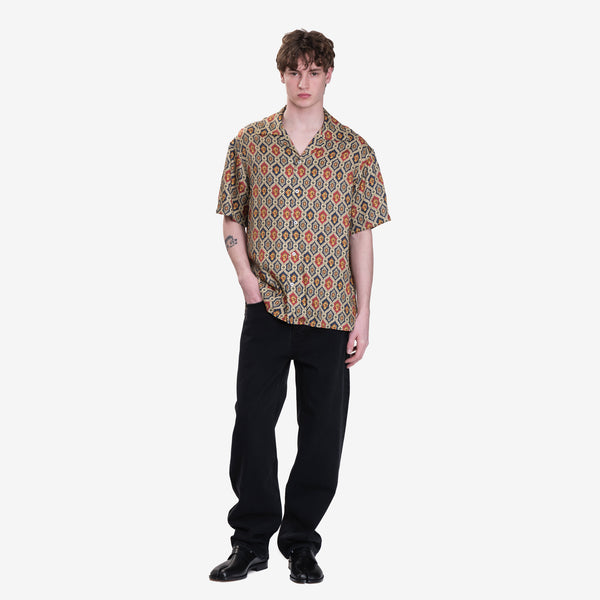 Drôle de Monsieur Mens Le Chemise Ornements in Brown