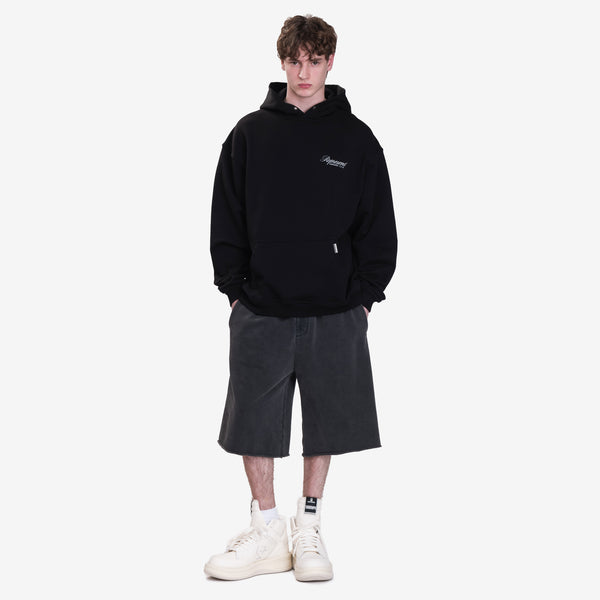 Mens Represent Clo Owners Club Script Hoodie in Black