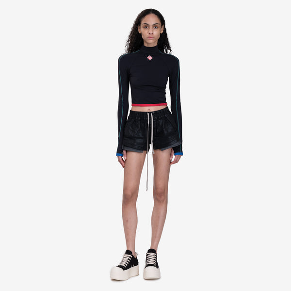 Womens Casablanca Paris Activewear LS Top in Black