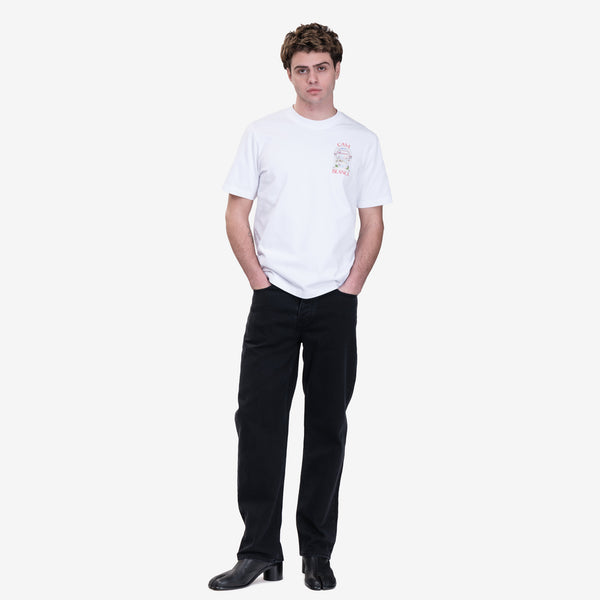 Mens Casablanca Paris - Le Passage T-Shirt in White