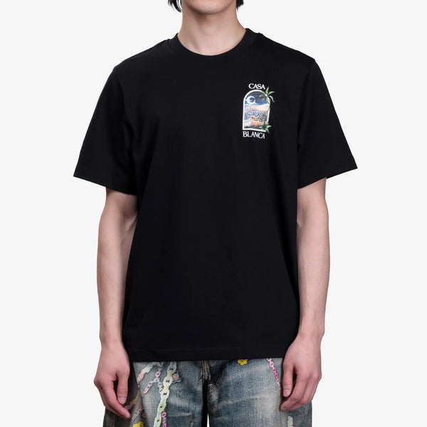 Casablanca Paris Mens LA Nights T-Shirt in Black