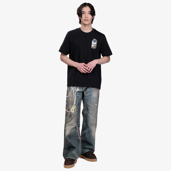 Casablanca Paris Mens LA Nights T-Shirt in Black