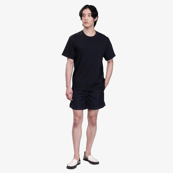AMI PARIS Mens Ami de Coeur T-Shirt in Black
