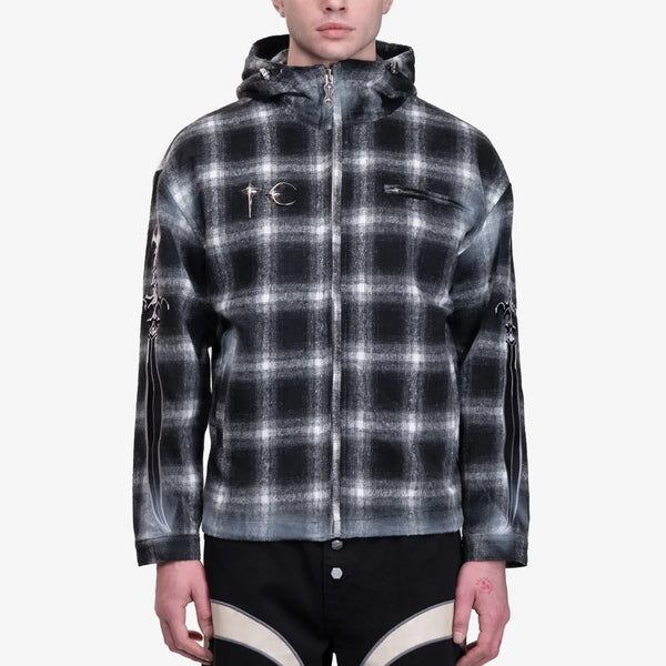 Arab Sword Flannel Zip Jacket