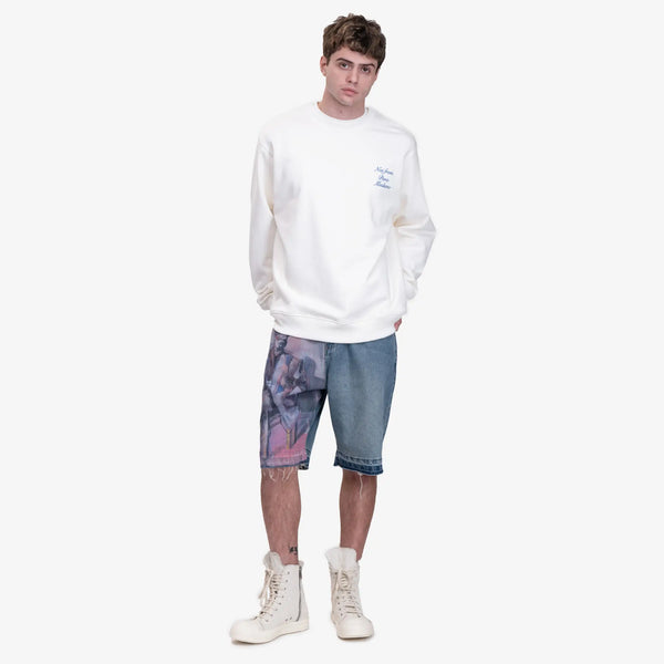 Le Sweatshirt Slogan Cursive