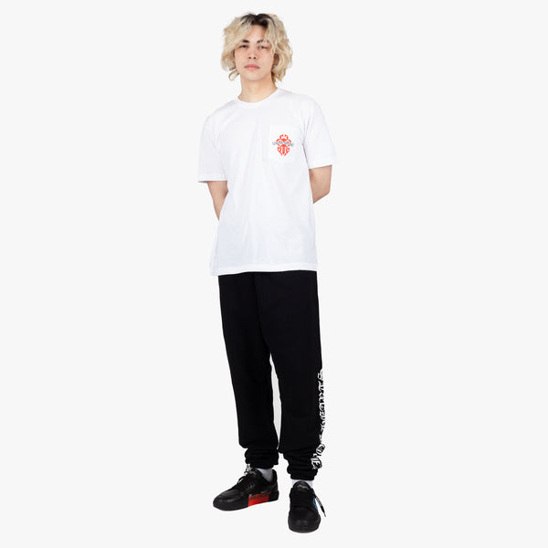 Chrome Hearts Mens Script Scroll Label Sweatpants in Black