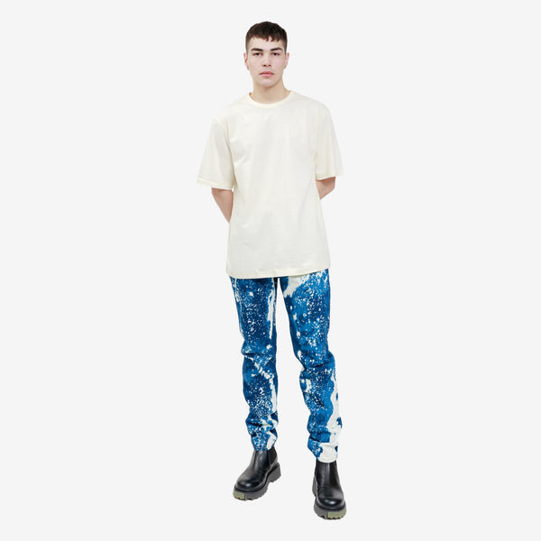 Palm Angels Mens Galaxy Slim Jeans in Blue